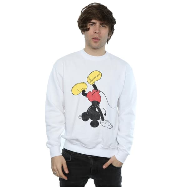 Disney Mens Musse Pigg upp och ner-sweatshirt