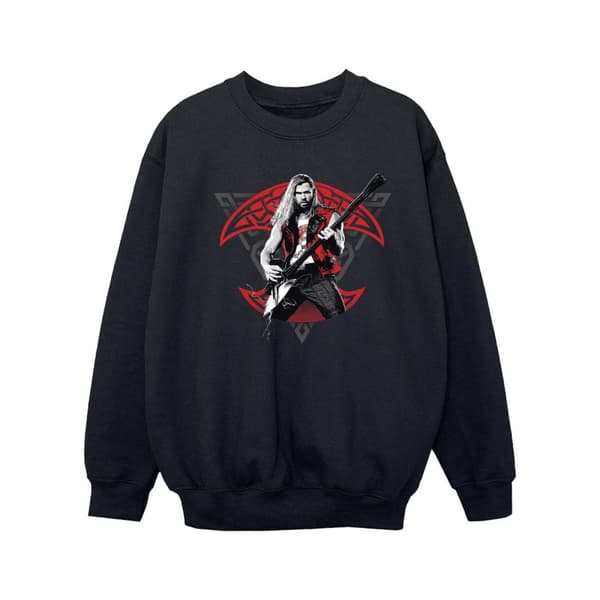 Marvel Thor Love And Thunder Solo Guitar Sweatshirt för flickor