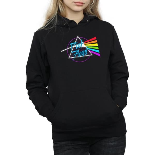 Pink Floyd Womens/Ladies Neon Darkside Hoodie
