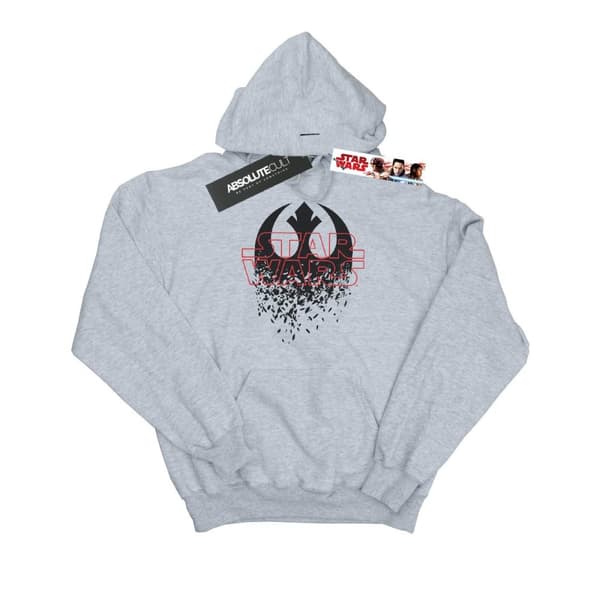 Star Wars Womens/Ladies The Last Jedi Shattered Emblem Hoodie