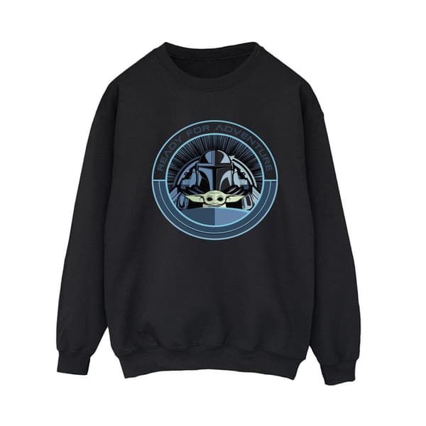 Star Wars Womens/Ladies The Mandalorian Grogu Ready For Adventure Sweatshirt