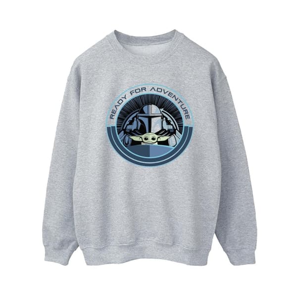 Star Wars Womens/Ladies The Mandalorian Grogu Ready For Adventure Sweatshirt
