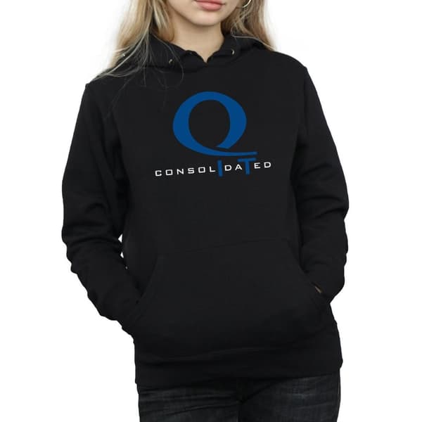 DC Comics Kvinnor/Ladies Arrow Queen Consolidated Logo Hoodie