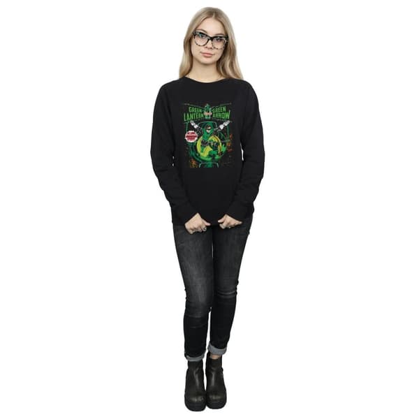DC Comics Dam/Tjej Green Lantern Arrow Cover Sweatshirt