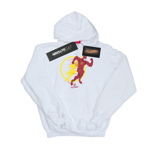 DC Comics Mens The Flash Running Emblem Hoodie