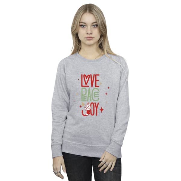 Disney Womens/Ladies The Aristocats Marie Love Peace Joy Sweatshirt