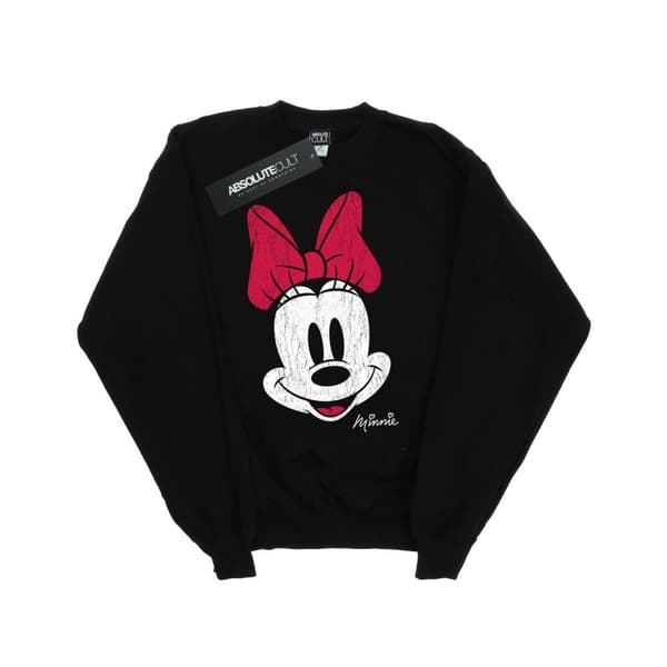 Disney Pojkar Minnie Mouse Sweatshirt med ansikte