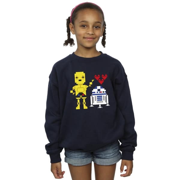 Star Wars Girls Heart Robot Sweatshirt