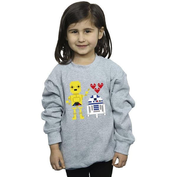 Star Wars Girls Heart Robot Sweatshirt