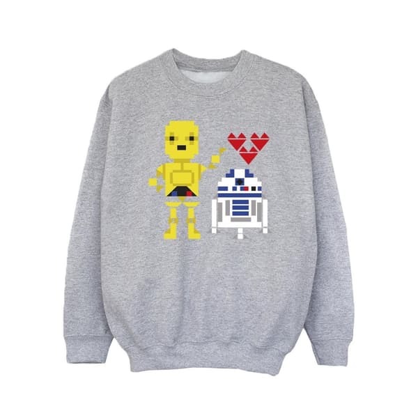 Star Wars Girls Heart Robot Sweatshirt