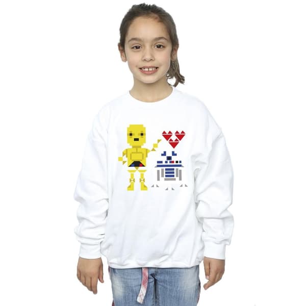 Star Wars Girls Heart Robot Sweatshirt