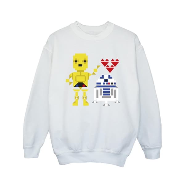 Star Wars Girls Heart Robot Sweatshirt