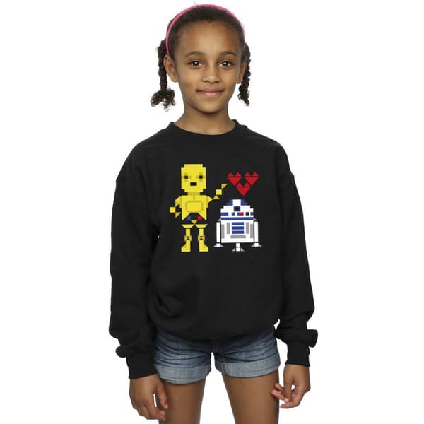 Star Wars Girls Heart Robot Sweatshirt