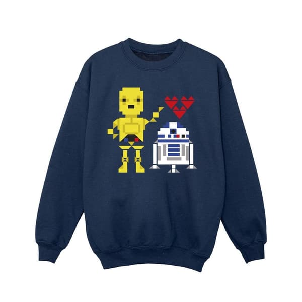 Star Wars Girls Heart Robot Sweatshirt