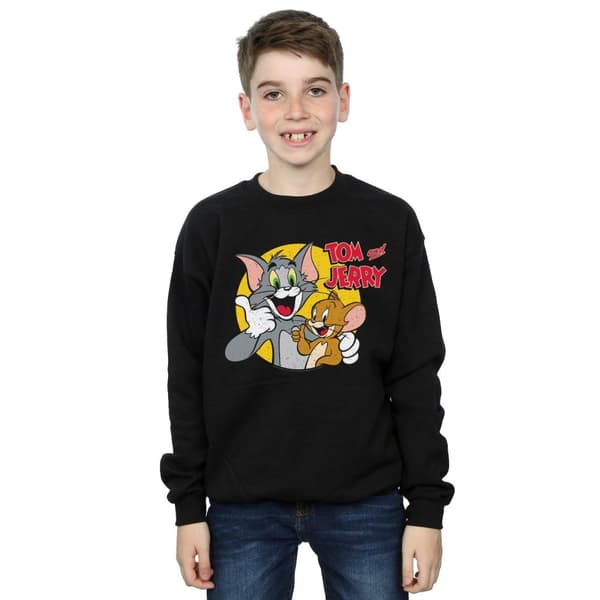 Tom And Jerry Sweatshirt med tummen upp för pojkar