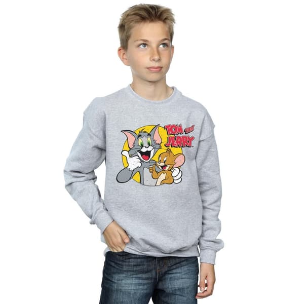 Tom And Jerry Sweatshirt med tummen upp för pojkar