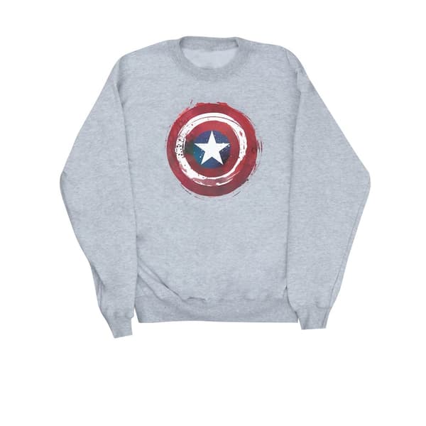 Marvel Sweatshirt med splittersköld från Captain America - dam/dam