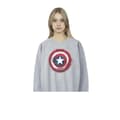 Miniatyrbild 2 av 2: Marvel Sweatshirt med splittersköld från Captain America - dam/dam