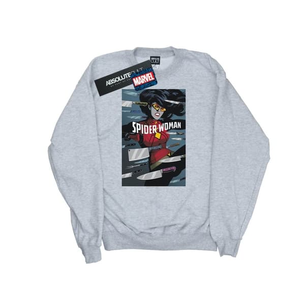 Marvel Spider-Woman Cover Sweatshirt för herrar