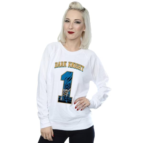 DC Comics Womens/Ladies Batman Football Dark Knight Sweatshirt