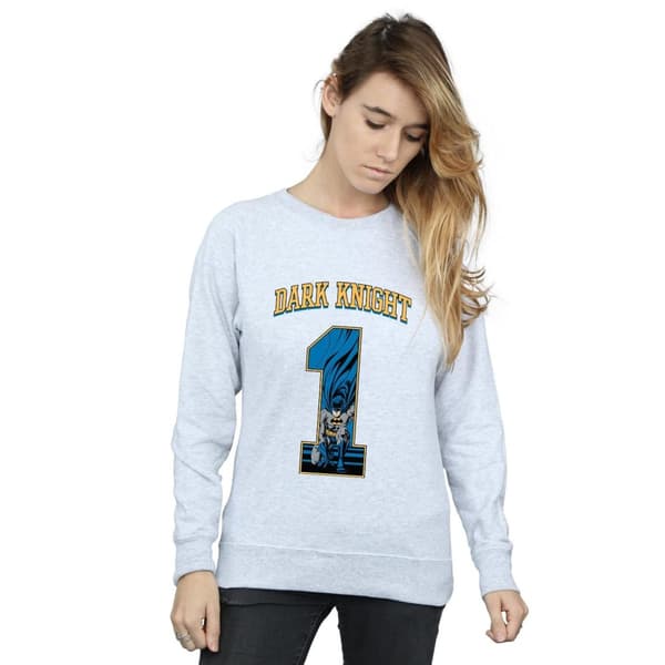 DC Comics Womens/Ladies Batman Football Dark Knight Sweatshirt