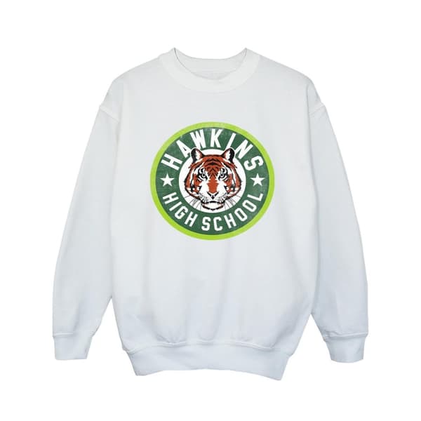 Netflix Stranger Things Hawkins Tiger Circle Sweatshirt för flickor