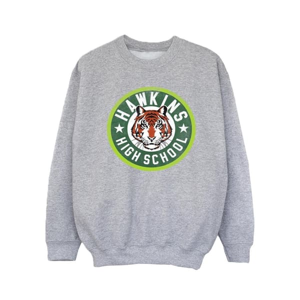 Netflix Stranger Things Hawkins Tiger Circle Sweatshirt för flickor