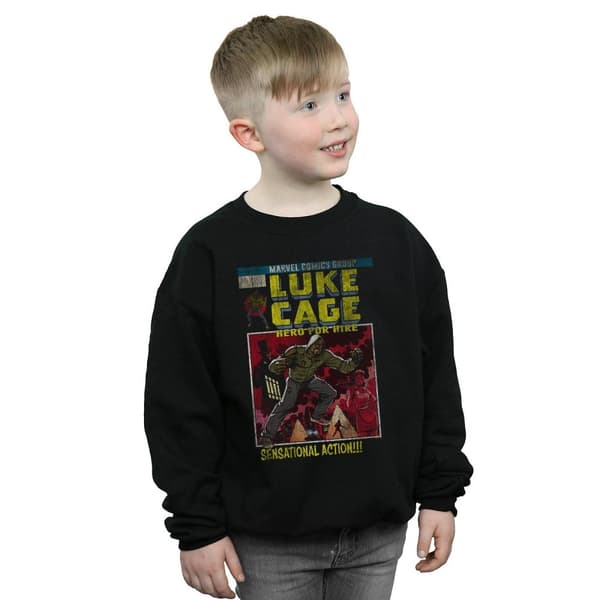 Marvel Boys Luke Cage Distressed Yourself Sweatshirt