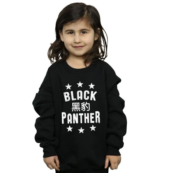 Marvel Girls Black Panther Legends Sweatshirt