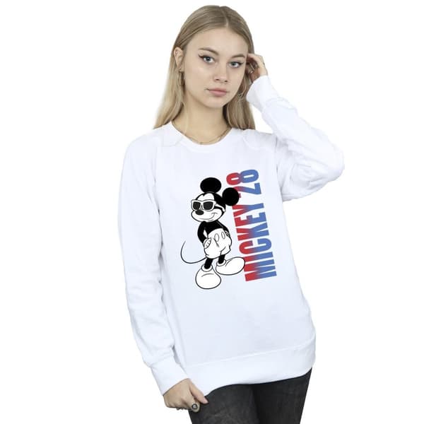 Disney Womens/Ladies Mickey Mouse Gradient Sweatshirt