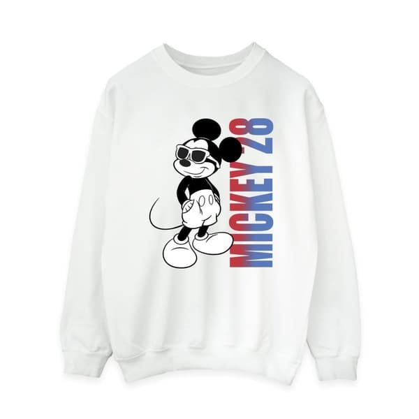 Disney Womens/Ladies Mickey Mouse Gradient Sweatshirt