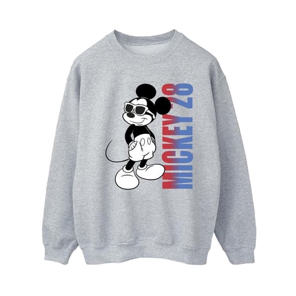 Disney Womens/Ladies Mickey Mouse Gradient Sweatshirt