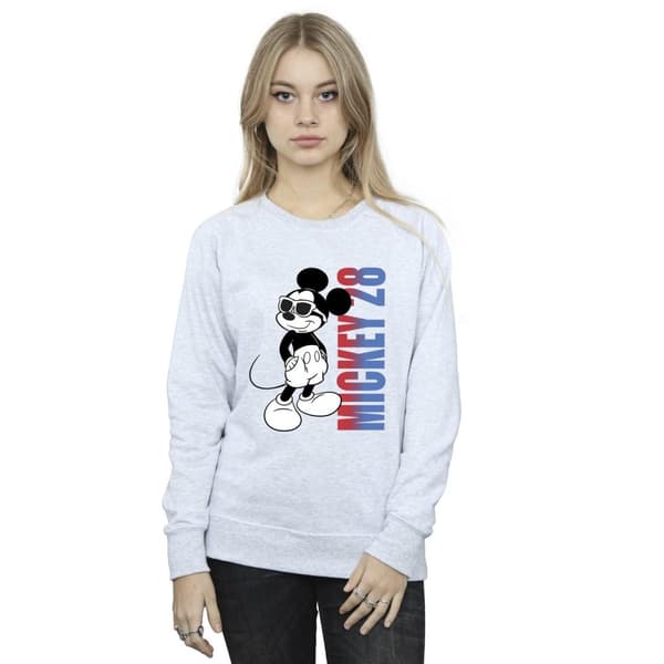 Disney Womens/Ladies Mickey Mouse Gradient Sweatshirt