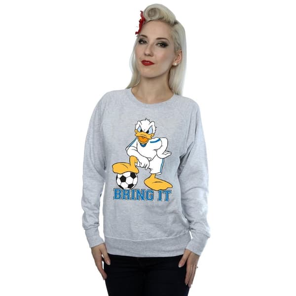 Disney Womens/Ladies Donald Duck Bring It Sweatshirt