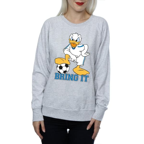 Disney Womens/Ladies Donald Duck Bring It Sweatshirt