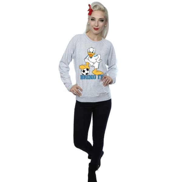 Disney Womens/Ladies Donald Duck Bring It Sweatshirt