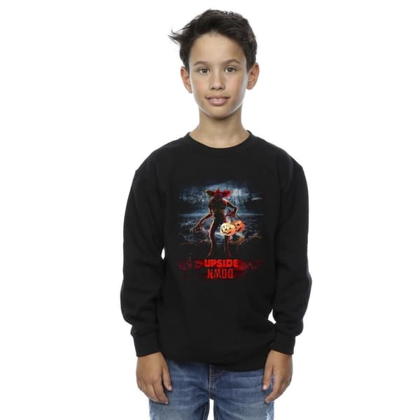 Netflix Boys Stranger Things Pumpkin Upside Down Sweatshirt