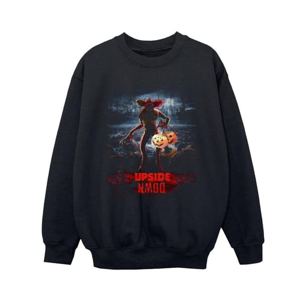 Netflix Boys Stranger Things Pumpkin Upside Down Sweatshirt