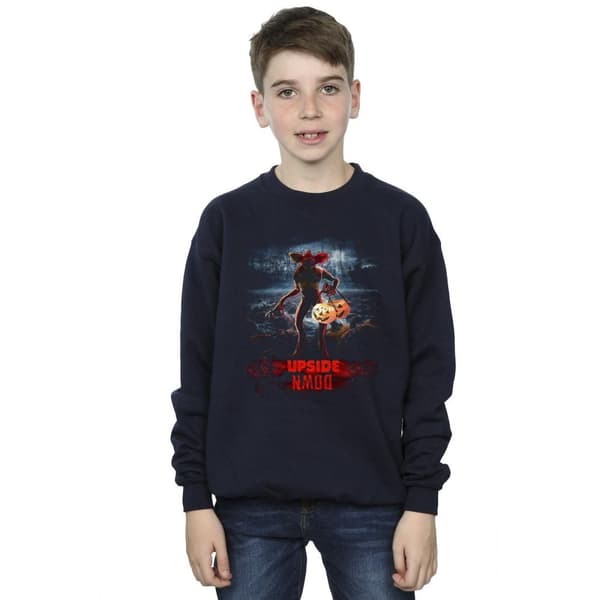 Netflix Boys Stranger Things Pumpkin Upside Down Sweatshirt