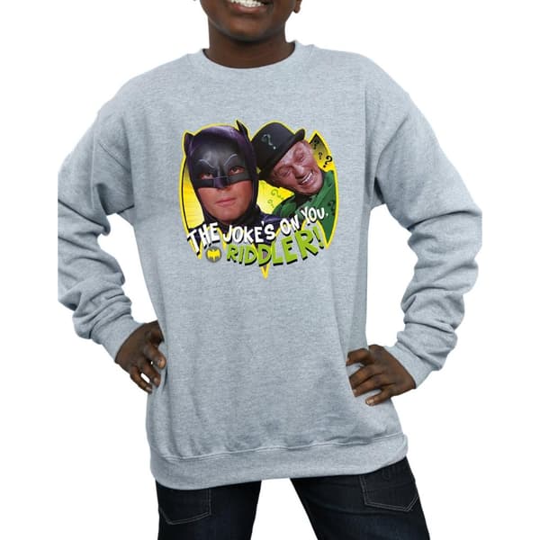 DC Comics Pojkar Batman TV Series The Riddler Joke Sweatshirt