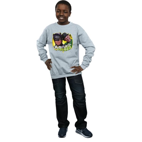 DC Comics Pojkar Batman TV Series The Riddler Joke Sweatshirt