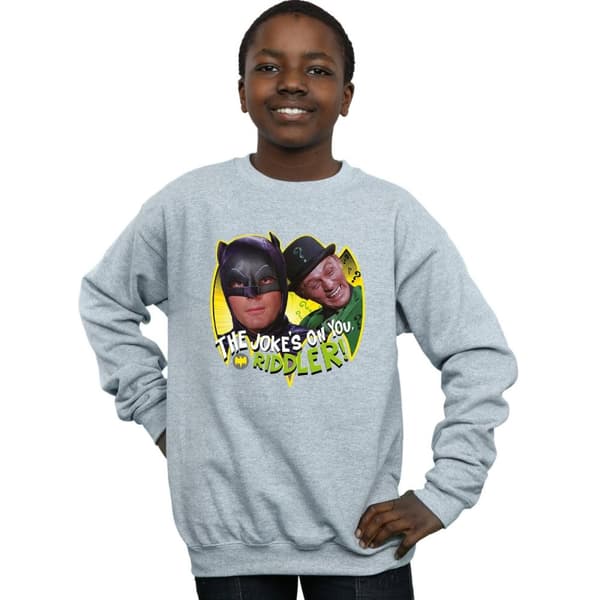 DC Comics Pojkar Batman TV Series The Riddler Joke Sweatshirt