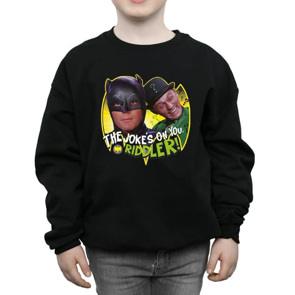 DC Comics Pojkar Batman TV Series The Riddler Joke Sweatshirt