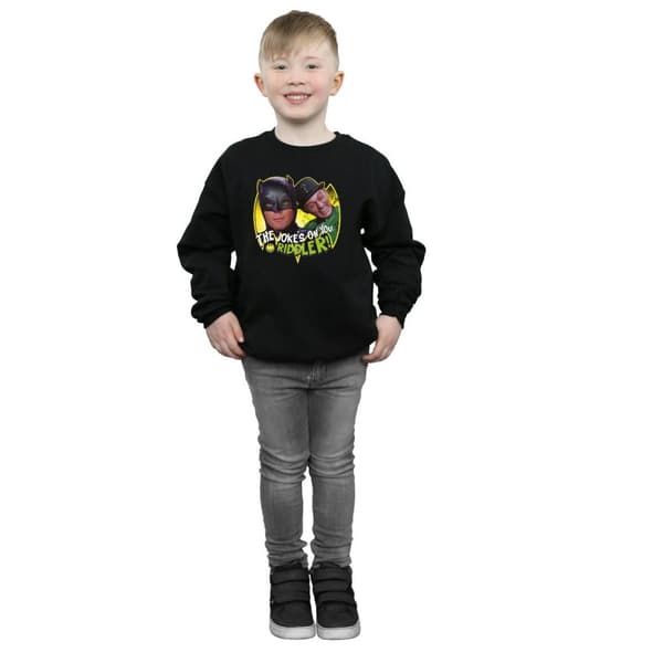 DC Comics Pojkar Batman TV Series The Riddler Joke Sweatshirt