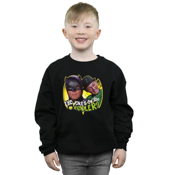 DC Comics Pojkar Batman TV Series The Riddler Joke Sweatshirt
