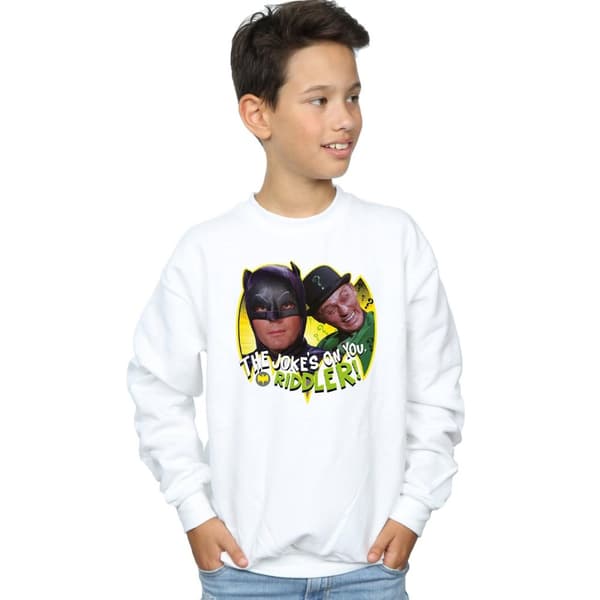 DC Comics Pojkar Batman TV Series The Riddler Joke Sweatshirt
