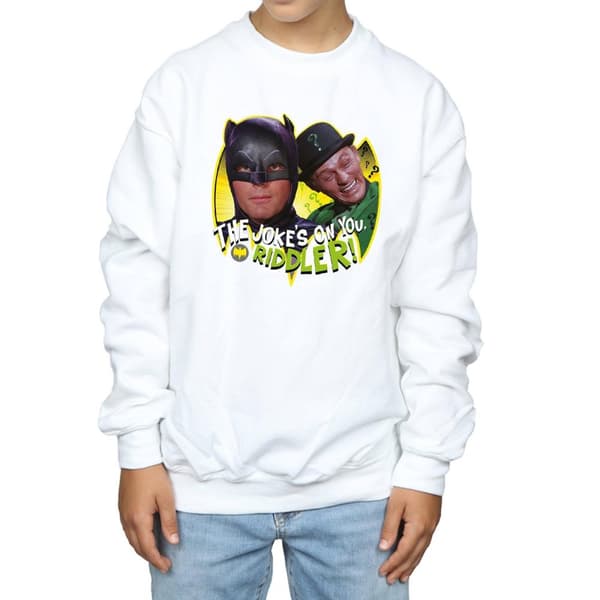 DC Comics Pojkar Batman TV Series The Riddler Joke Sweatshirt