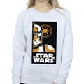 Miniatyrbillede 3 af 4: Star Wars Womens/Ladies Stormtrooper Art Poster Sweatshirt