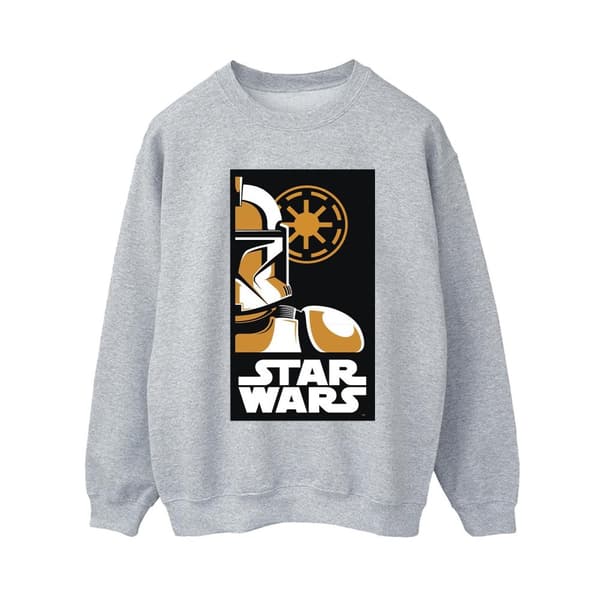 Star Wars Womens/Ladies Stormtrooper Art Poster Sweatshirt