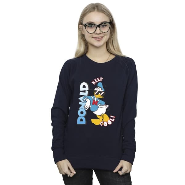 Disney Womens/Ladies Donald Duck Cool Sweatshirt